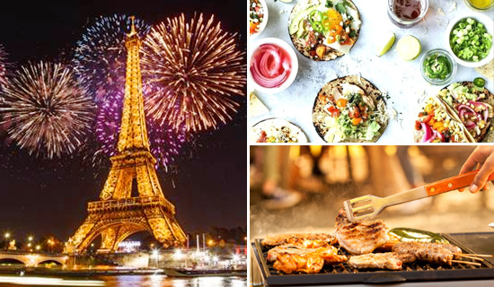 Bastille Day Barbecue animation cruise 