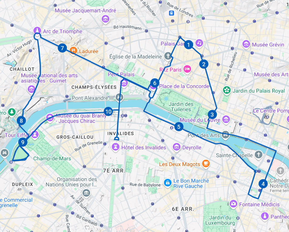 tour de paris bus