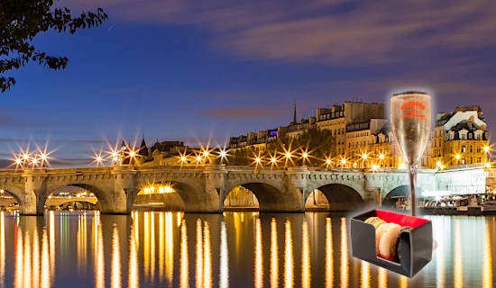 Croisière de nuit sur la Seine