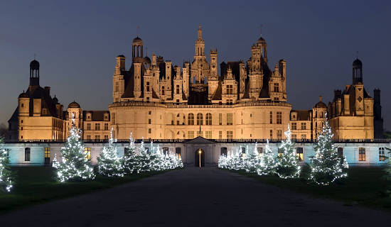 La magia de la Navidad en los castillos del Loira