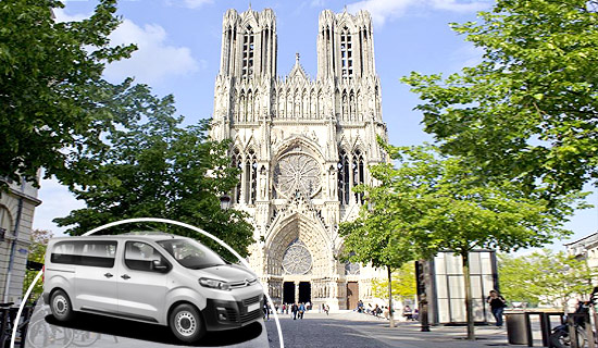 Excursion en Champagne - Reims en un cómodo minibús desde París