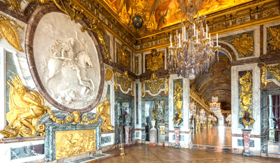 château de versailles intérieur