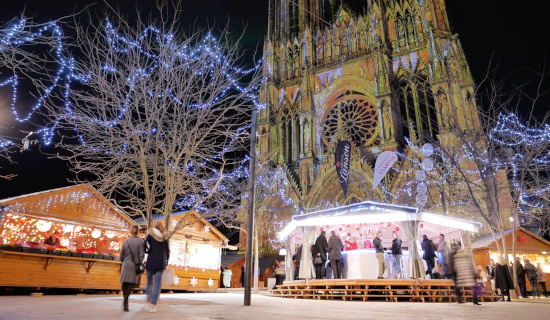 Christmas market in Reims