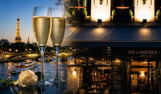 Diner au bistro parisien & Croisière au Champagne