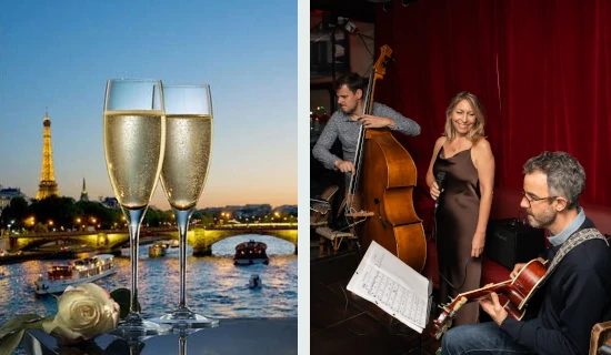 New Year’s Eve in Paris 2026: Seine River Cruise, Festive Dinner & Live Jazz