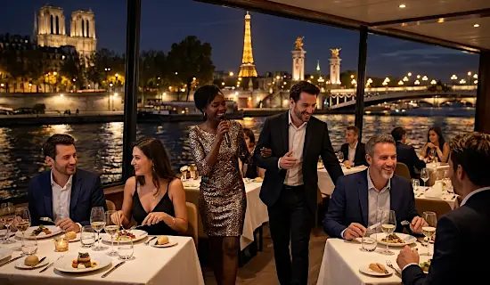 Dîner Croisière Chanté à Paris - Une Soirée Musicale sur la Seine