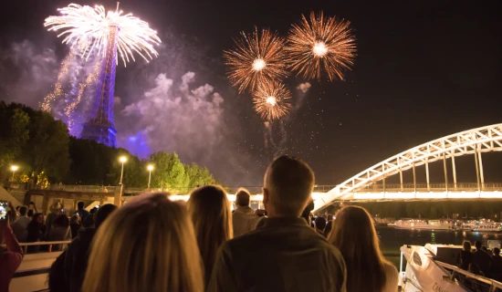 Bastille Day fireworks dinner cruise