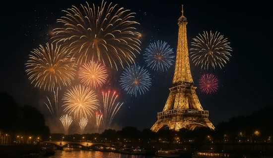 Reveillon de nouvel an sur une p&eacute;niche de luxe