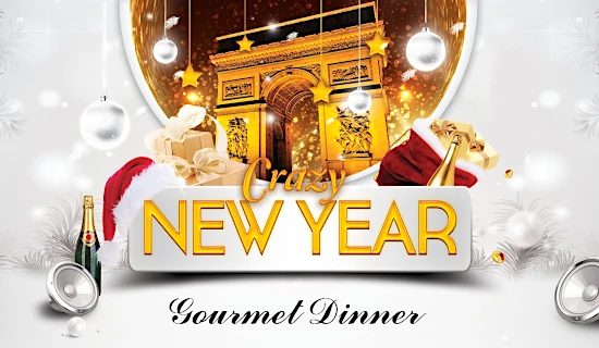 New Year's Eve at the restaurant Le Vogue