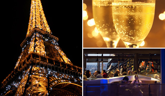Célébrez les fêtes à la tour Eiffel avec un menu d'exception