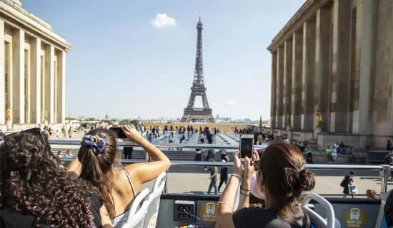 Paris City Tour 2h - by Hop-On Hop-Off Double-Decker Bus