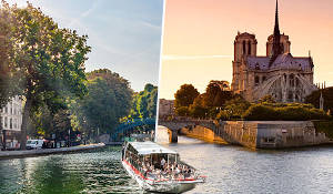 Combined Cruise on the Seine + Canal Saint-Martin