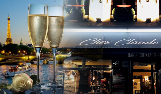 Dinner Chez Claude & Champagne Cruise