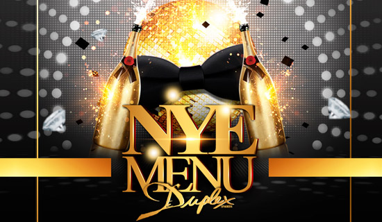 New Year's Eve at the Duplex nightclub with a gourmet buffet
