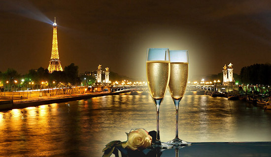 Dîner-croisière Réveillon du Nouvel An à Paris