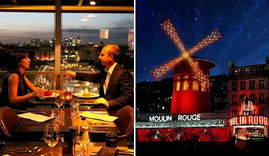 Diner à la Tour Eiffel + croisière sur la Seine + Spectacle du Moulin Rouge