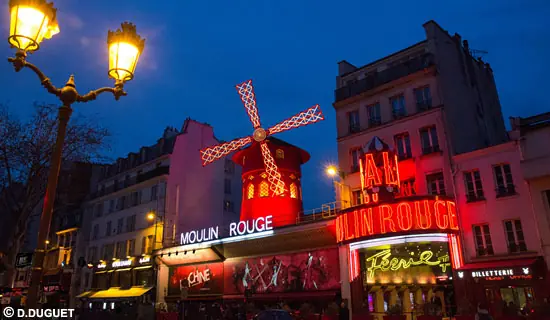 Visite Paris la nuit + Moulin Rouge