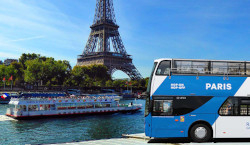 2H Paris City Tour & cruise on the Seine