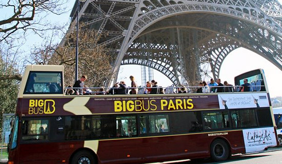 Pass Big Bus Tour Paris - 1 o 2 dias