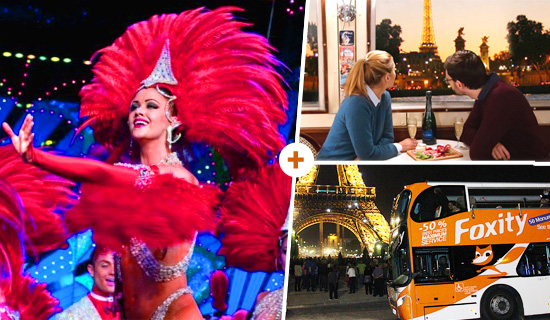 Cruise "La Parisienne Gourmande" + Paris Night Tour + Moulin Rouge