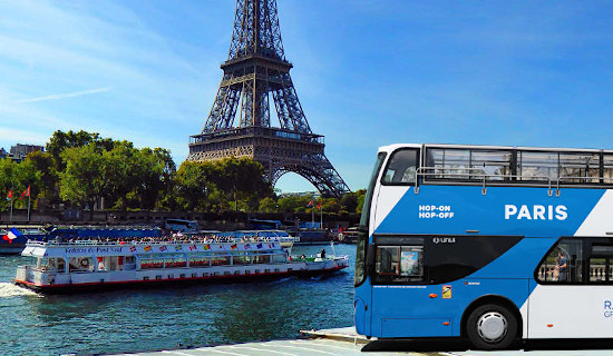 Paris City Tour de 2H & croisière sur la Seine