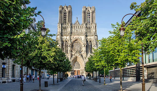 Excursión y tour privado en Champagne - Reims desde París en un cómodo minibús