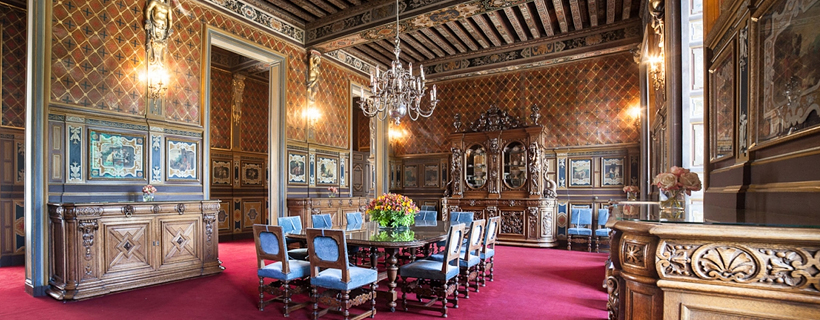 The dining room from Chateau de Cheverny