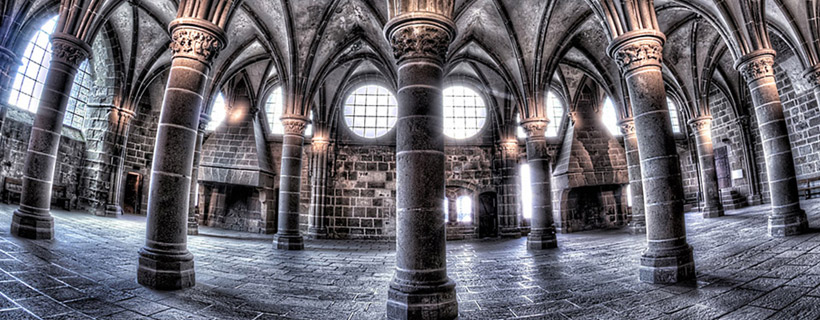 The Mont Saint Michel abbey