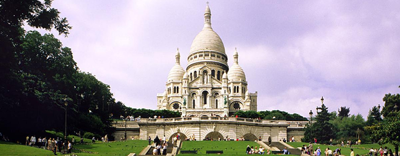 La Basilique du sacré coeur à Montmartre
