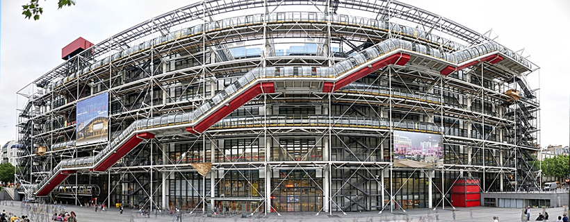 El centro Pompidou