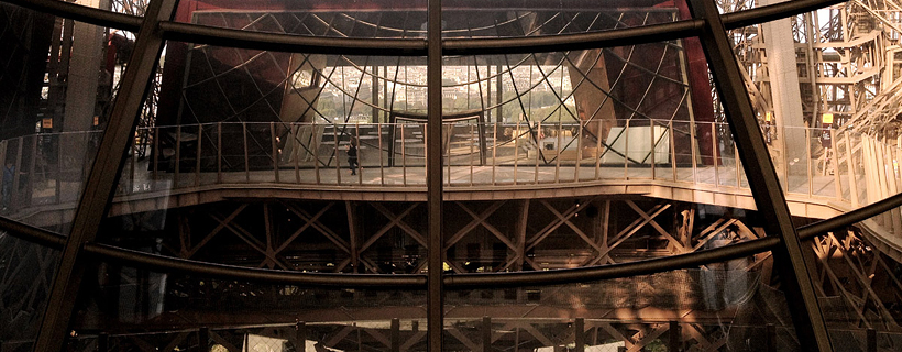 El primer piso de la Torre Eiffel